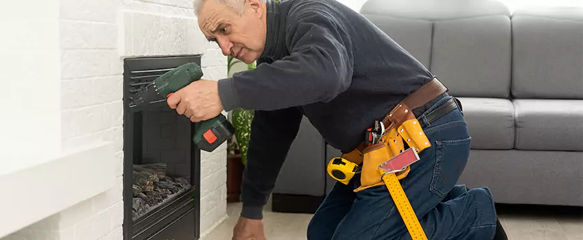 New Indoor Fireplace Installation in Suitland, Maryland