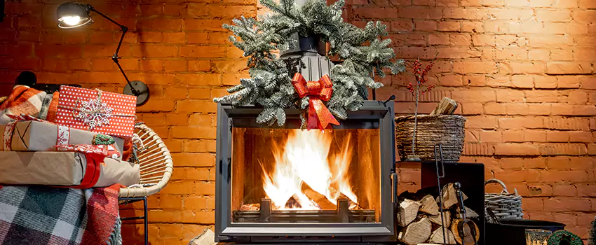 Travis Industries Linear Gas Fireplace Installation in Suitland, Maryland