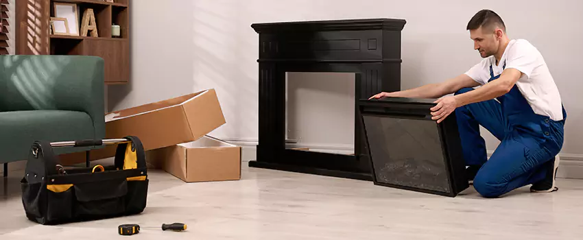 Old Rusted Metal Fireplace Repair And Replacement in Suitland, MD