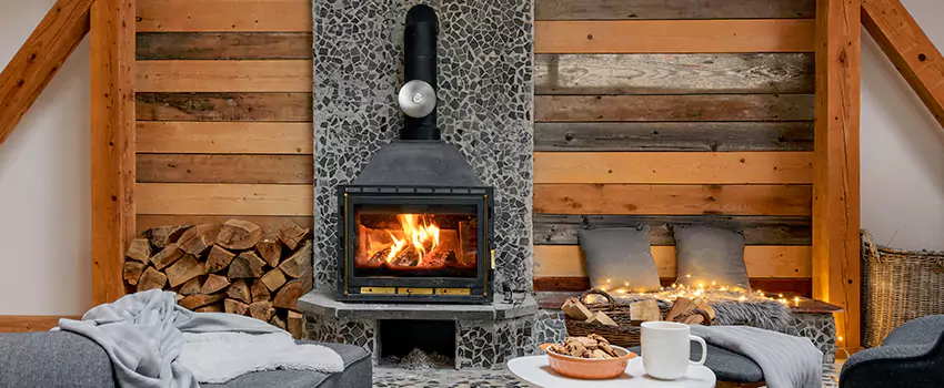 Thelin Hearth Products Direct Vent Gas Stove Fireplace Inspection in Suitland, Maryland